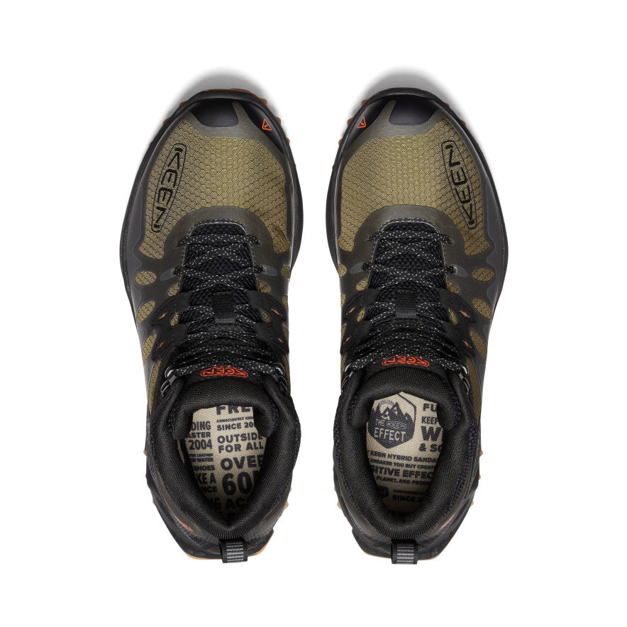 Men's Zionic Mid Waterproof Boot Dark Olive Scarlet Ibis