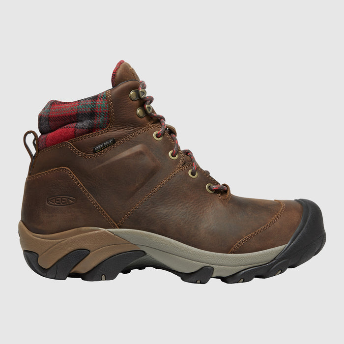 Men's Targhee II Winter Boot Waterproof Dark Earth Red Plaid