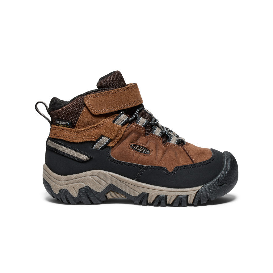 Little Kid's Targhee IV Mid Waterproof Bison Brindle