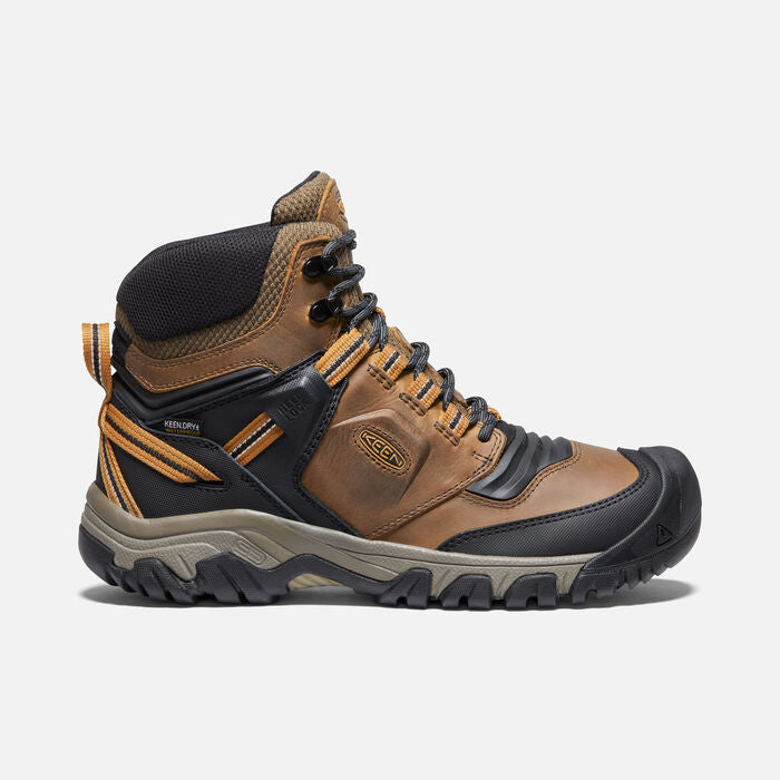 Men's Ridge Flex Mid Waterproof Boot Bison Golden Brown