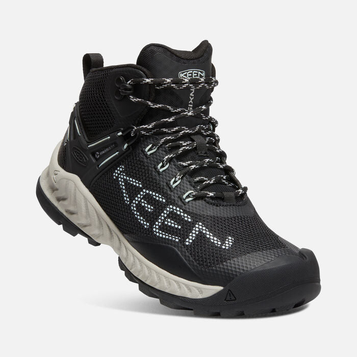 Women's Nxis Evo Mid Waterproof Black Blue Glass