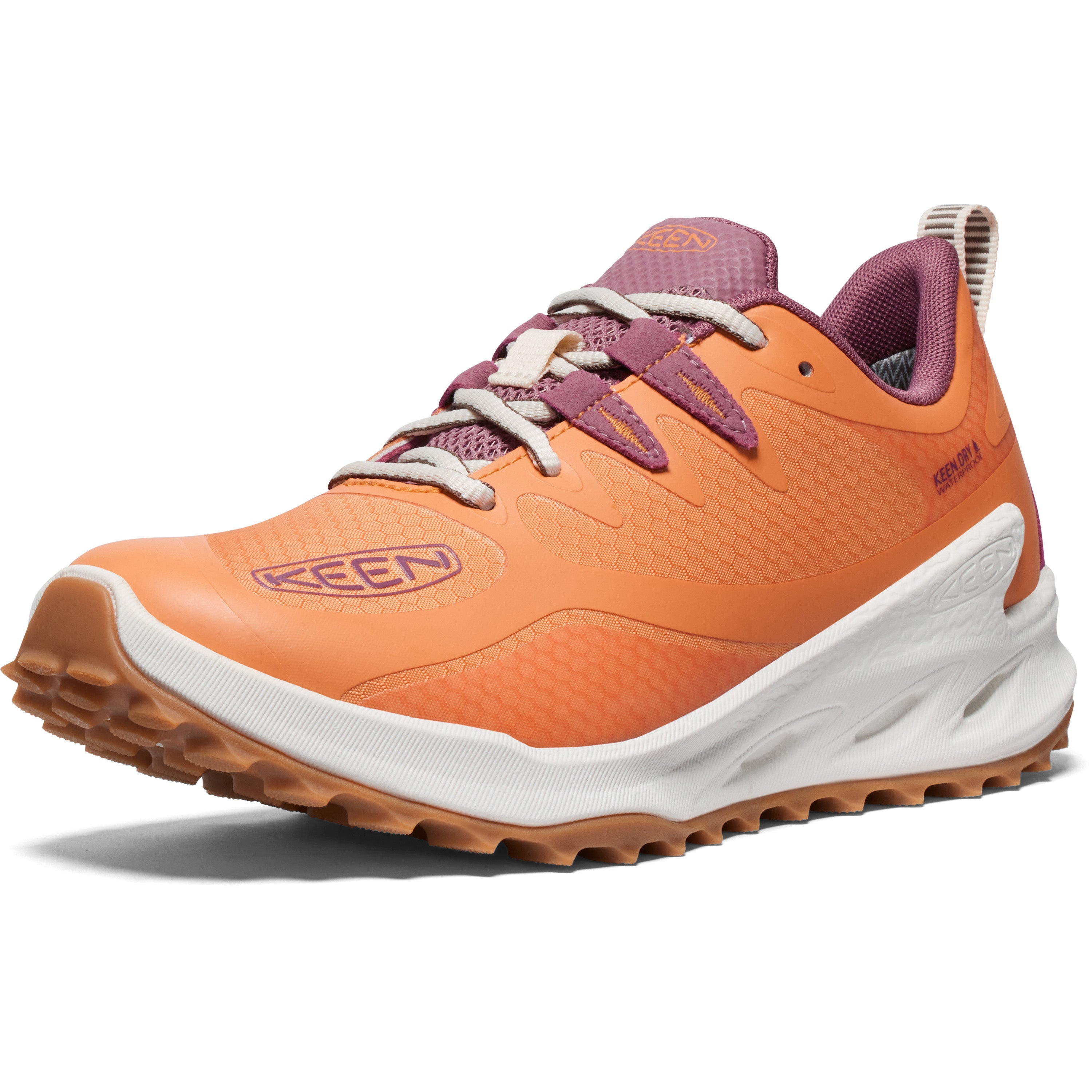 Women's Zionic Waterproof Tangerine Star White – KEEN Footwear