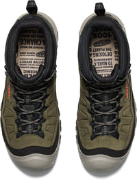 Men's Targhee IV Mid Waterproof Dark Olive Gold Flame