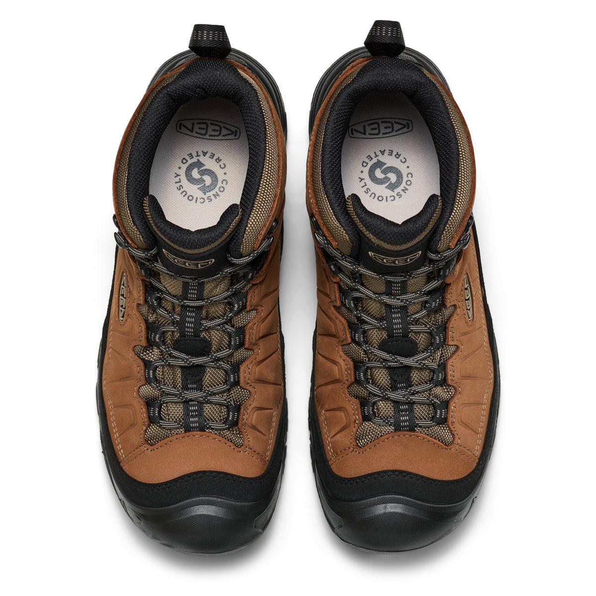 Men's Targhee IV Waterproof Hiking Boot Bison Black