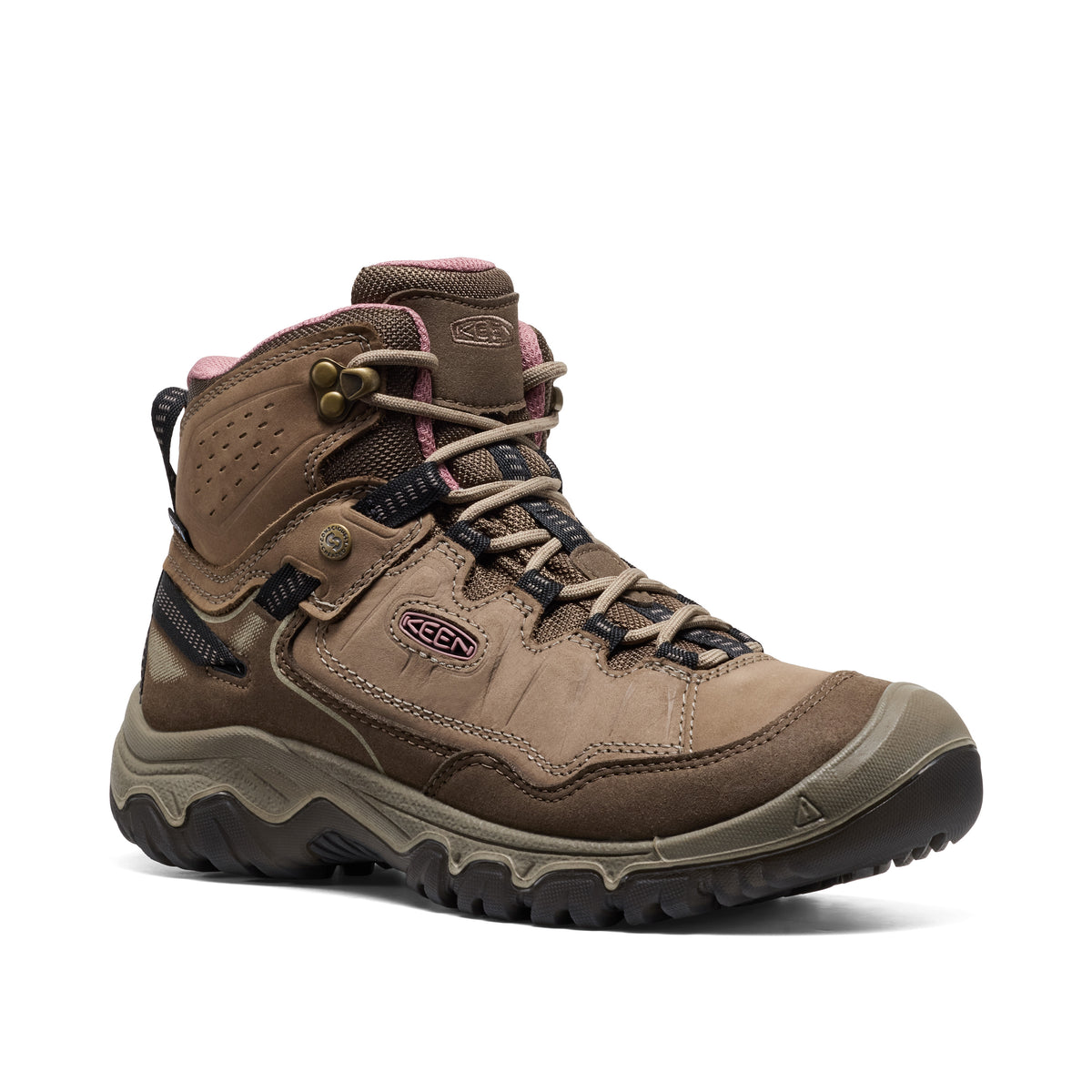 Women's Targhee IV Waterproof Hiking Boot Brindle Nostalgia Rose
