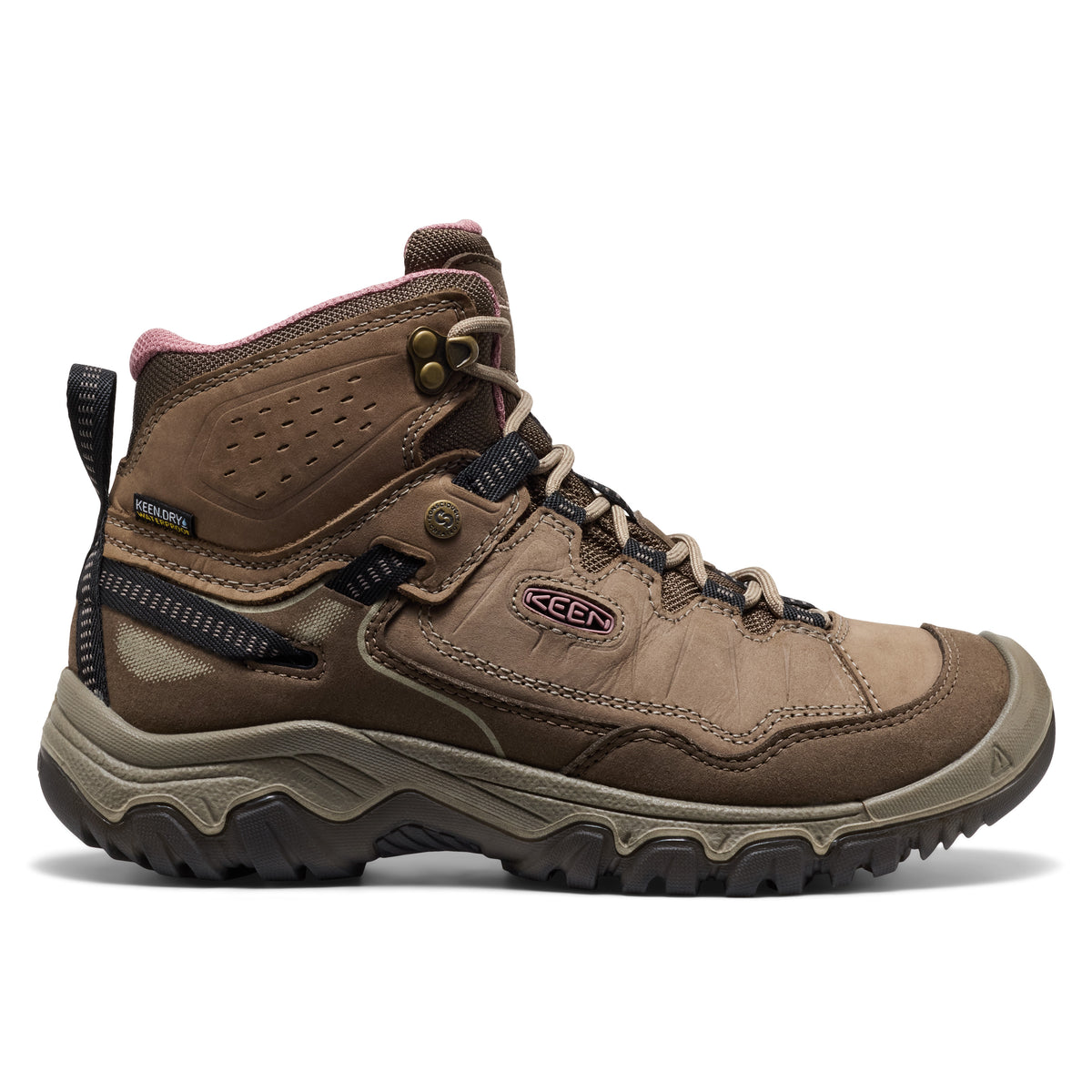 Women's Targhee IV Waterproof Hiking Boot Brindle Nostalgia Rose