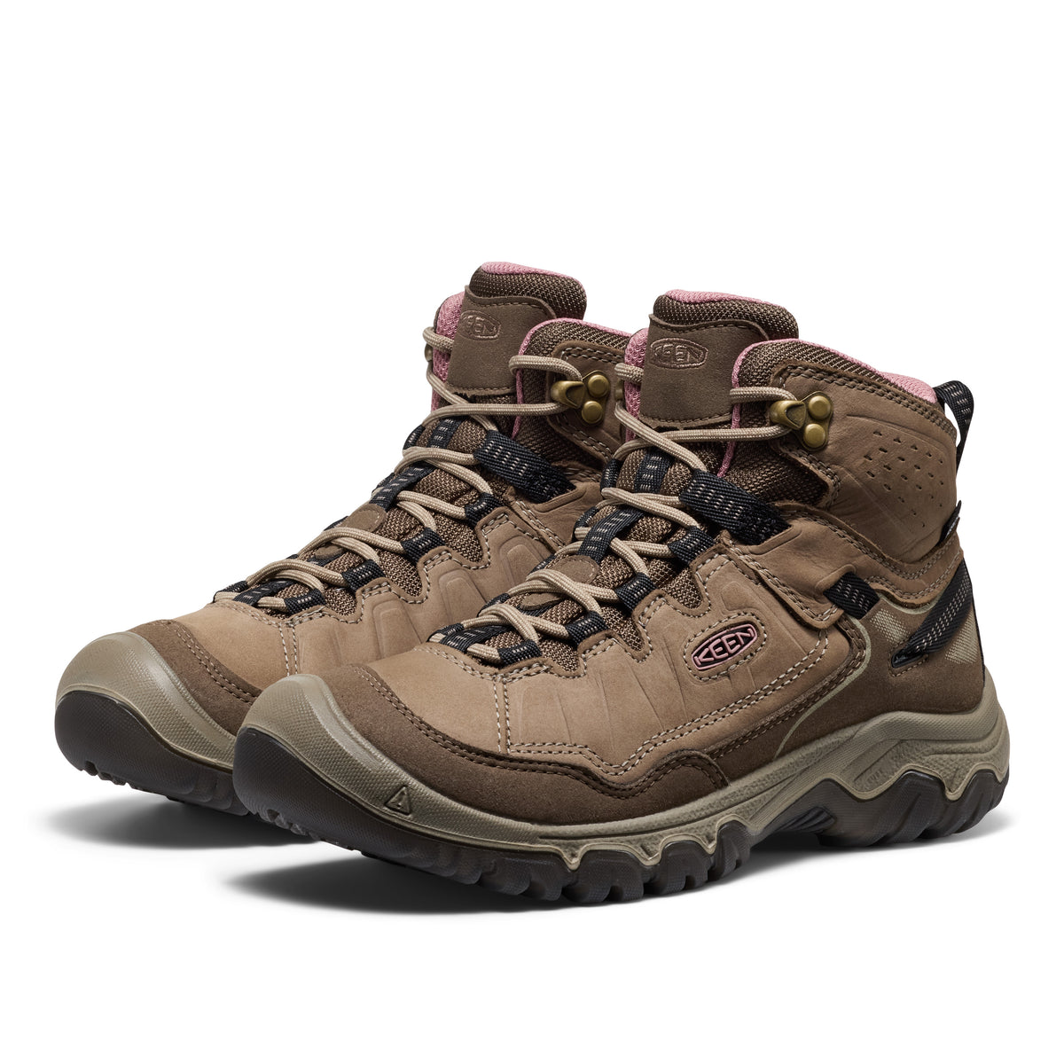 Women's Targhee IV Waterproof Hiking Boot Brindle Nostalgia Rose
