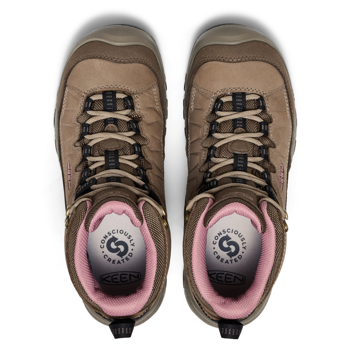 Women's Targhee IV Waterproof Hiking Boot Brindle Nostalgia Rose