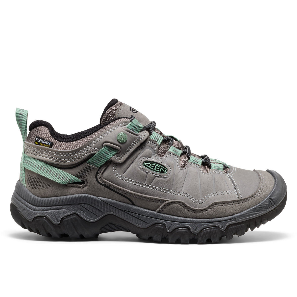Women's Targhee IV Waterproof Hiking Shoe Alloy Granite Green