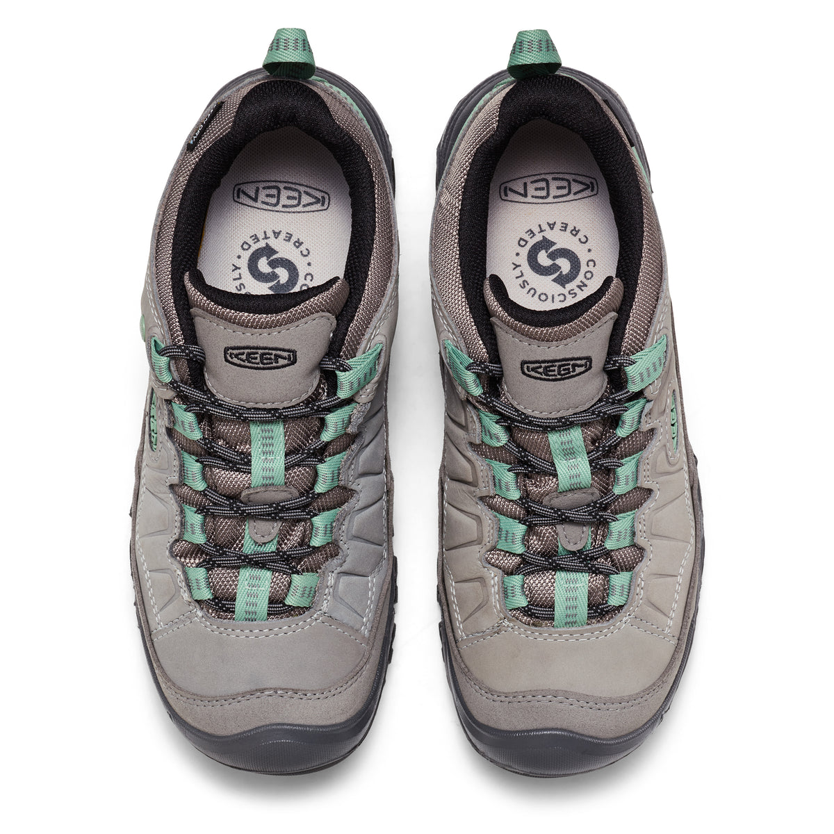 Women's Targhee IV Waterproof Hiking Shoe Alloy Granite Green