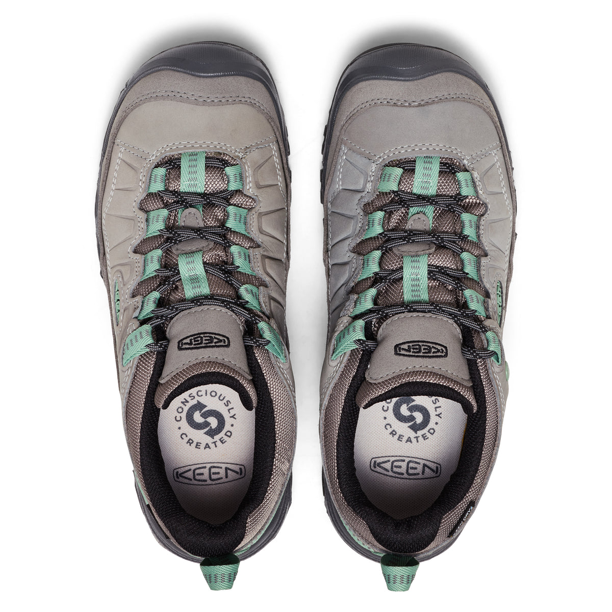 Women's Targhee IV Waterproof Hiking Shoe Alloy Granite Green