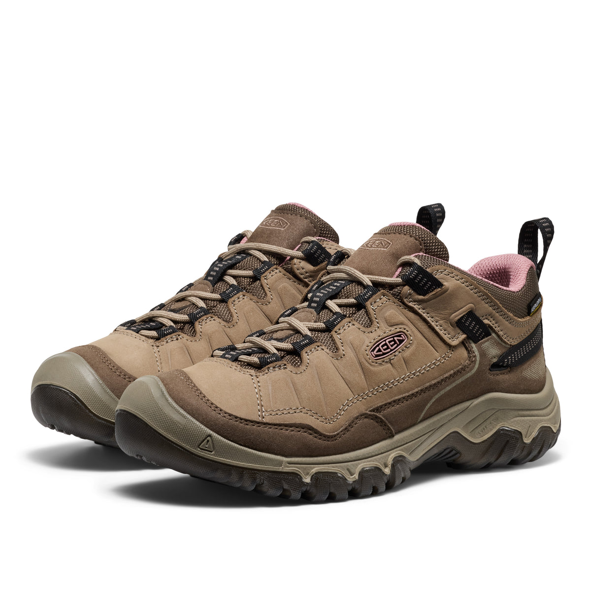Women's Targhee IV Waterproof Hiking Shoe Brindle Nostalgia Rose