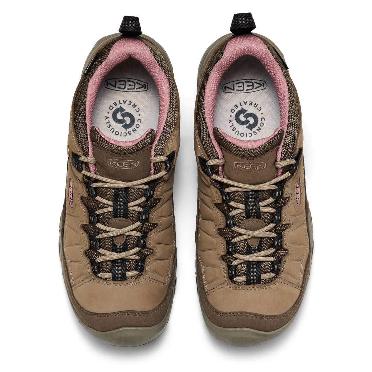 Women's Targhee IV Waterproof Hiking Shoe Brindle Nostalgia Rose