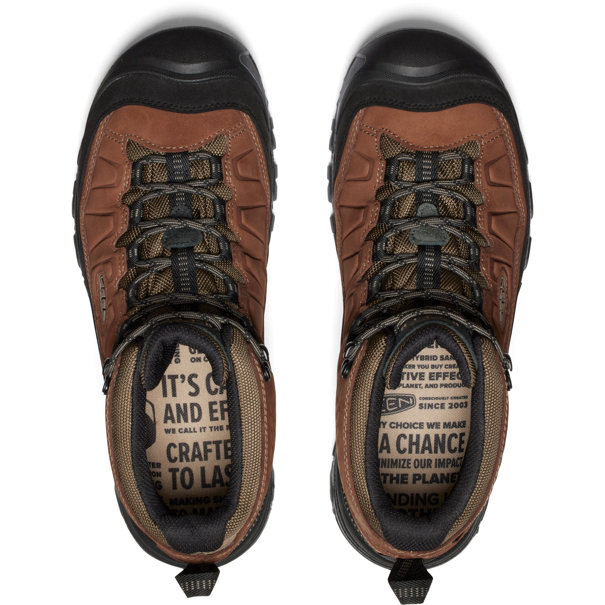 Men's Targhee IV Waterproof Hiking Boot Wide Bison Black