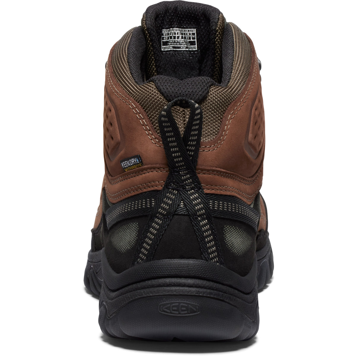 Men's Targhee IV Waterproof Hiking Boot Wide Bison Black