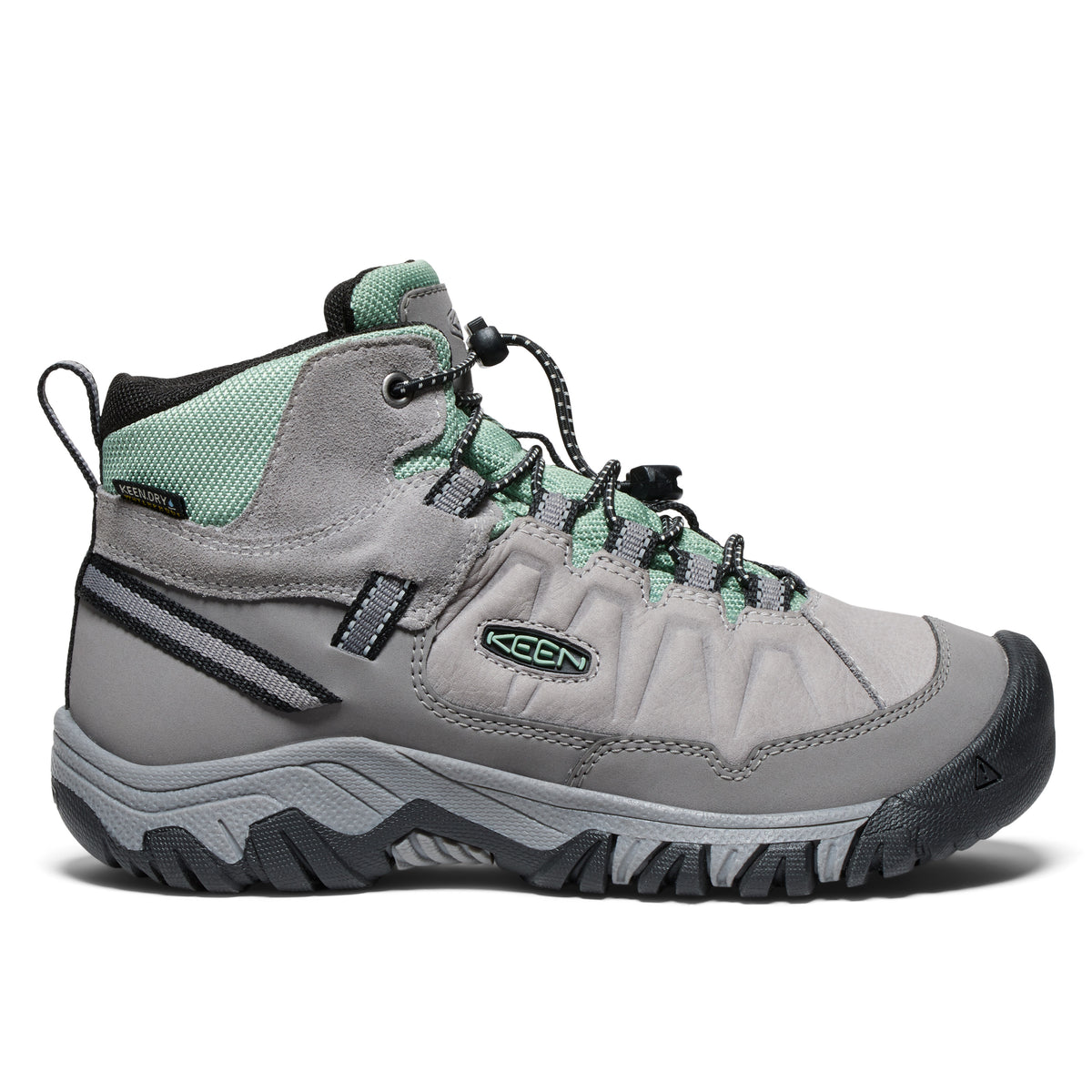 Big Kid's Targhee IV  Waterproof Alloy Granite Green