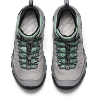 Big Kid's Targhee IV Mid Waterproof Alloy Granite Green