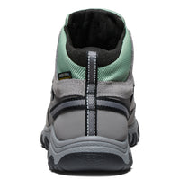 Big Kid's Targhee IV Mid Waterproof Alloy Granite Green
