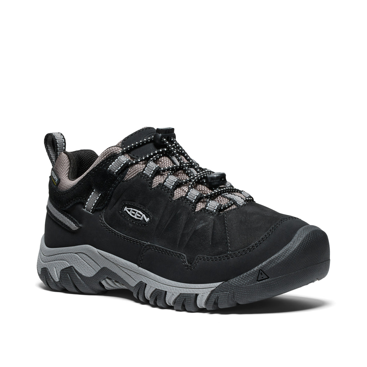 Big Kid's Targhee IV Low Waterproof Black Steel Grey