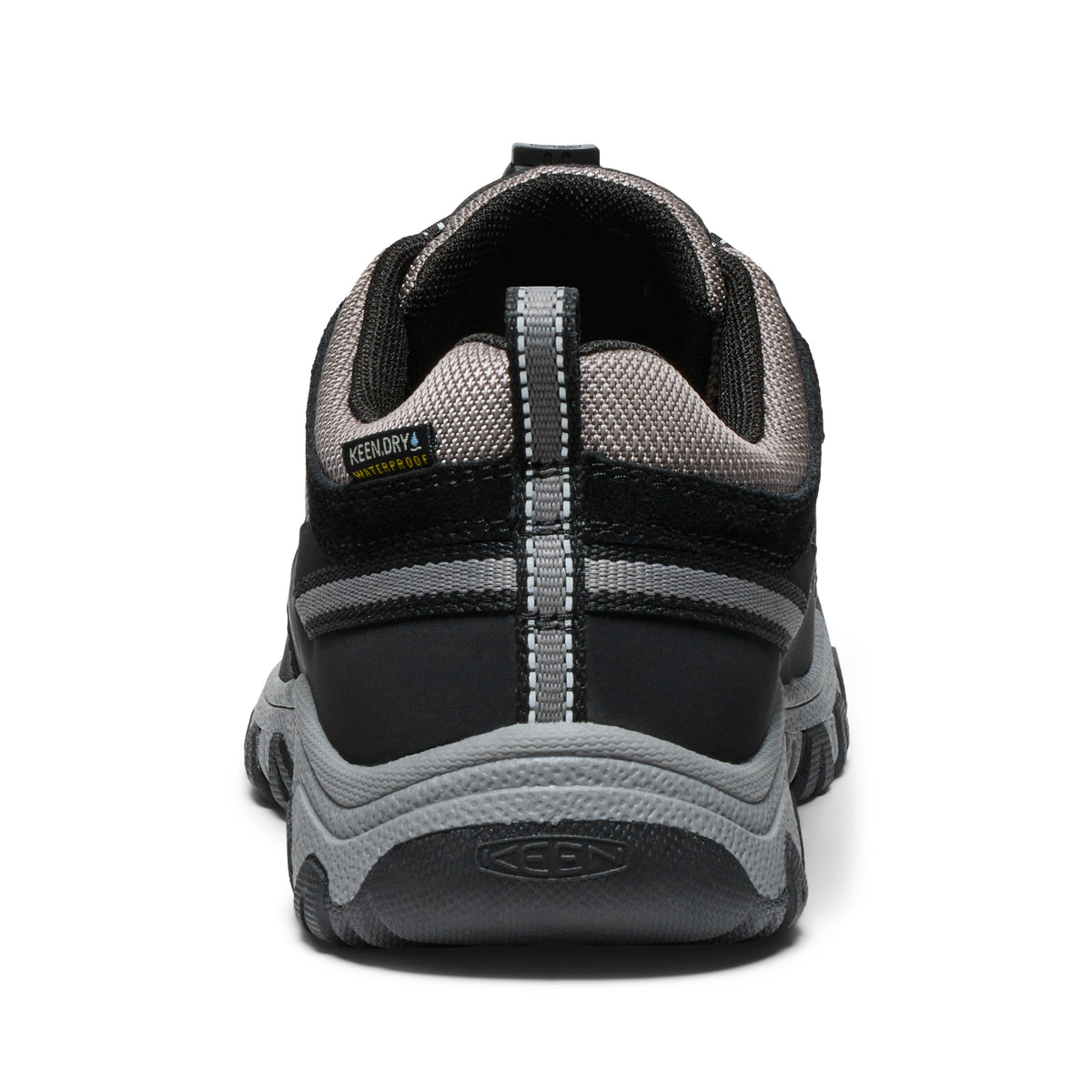 Big Kid's Targhee IV Low Waterproof Black Steel Grey