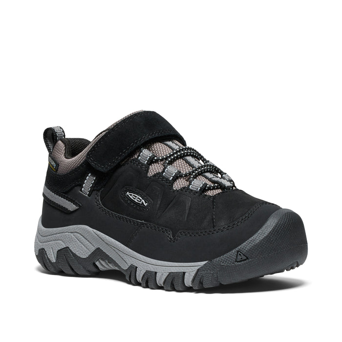 Little Kid's Targhee IV Low Waterproof Black Steel Grey