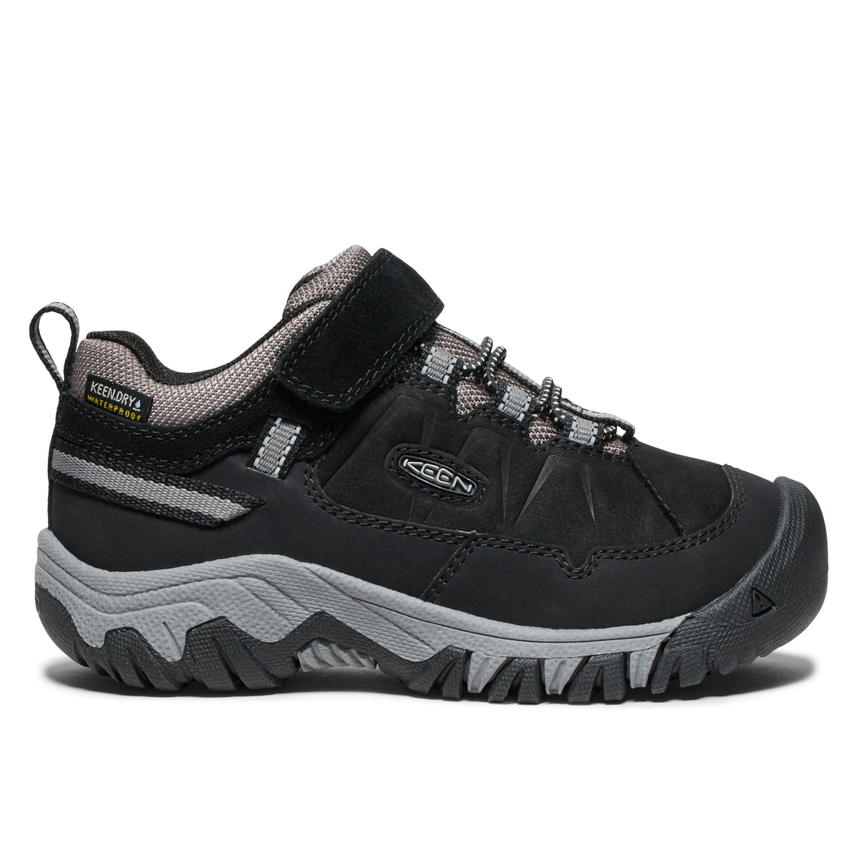 Little Kid's Targhee IV Low Waterproof Black Steel Grey