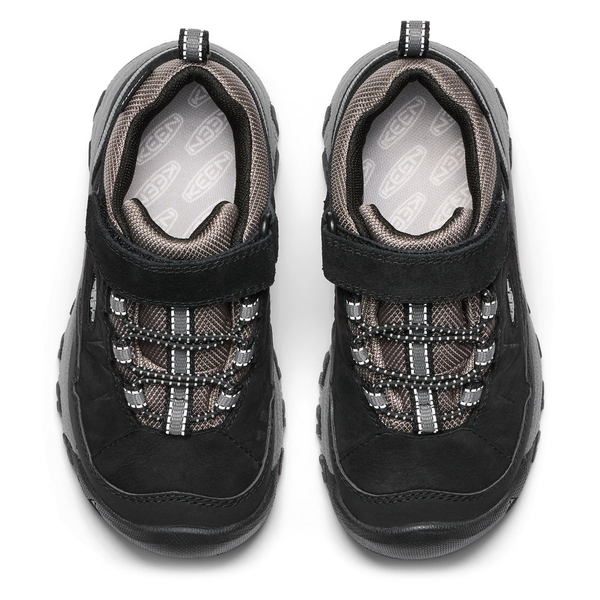 Little Kid's Targhee IV Low Waterproof Black Steel Grey
