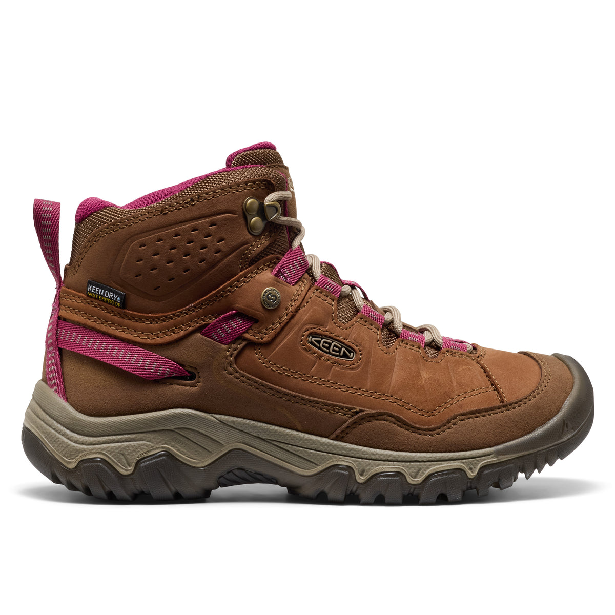 Women's Targhee IV Waterproof Hiking Boot Bison Beaujolais