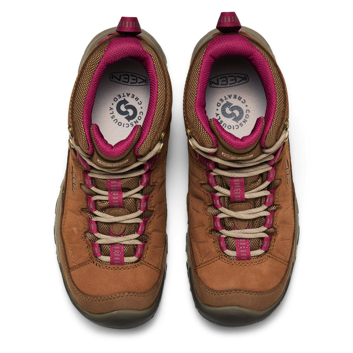 Women's Targhee IV Waterproof Hiking Boot Bison Beaujolais