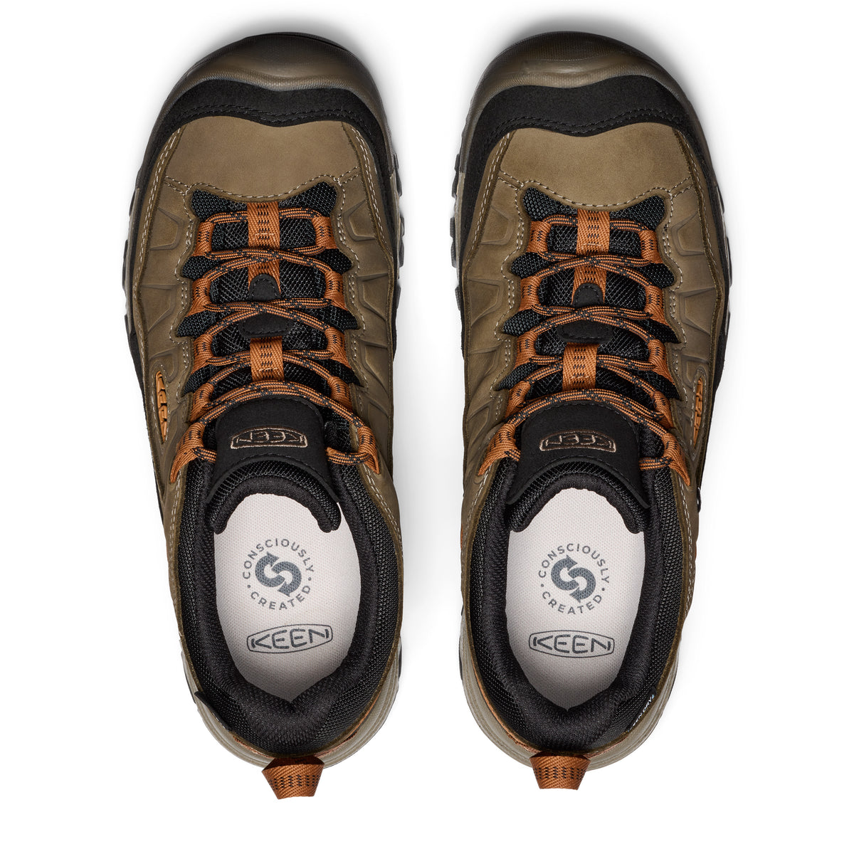 Men's Targhee IV Waterproof Wide Hiking Shoe Sea Turtle Roasted Pecan