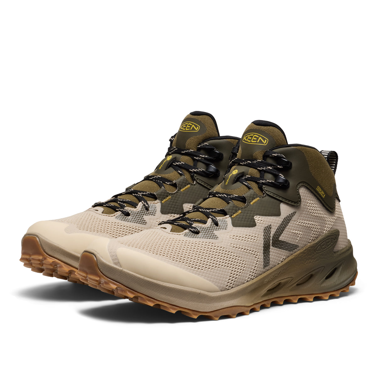 Men's Zionic NXT Waterproof Hiking Boot Brindle Lemon Curry