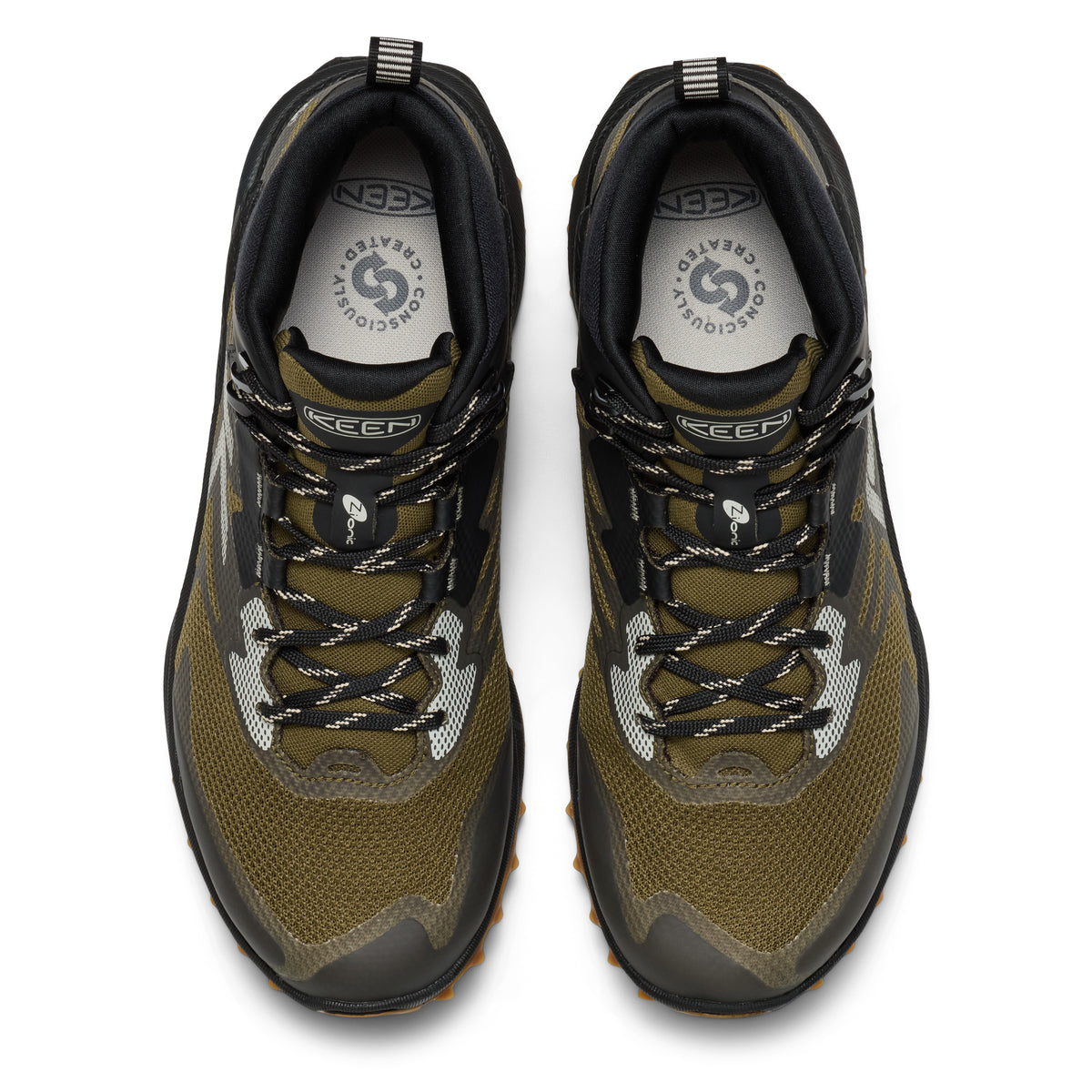 Men's Zionic NXT Mid Waterproof Hiking Boot Dark Olive Black