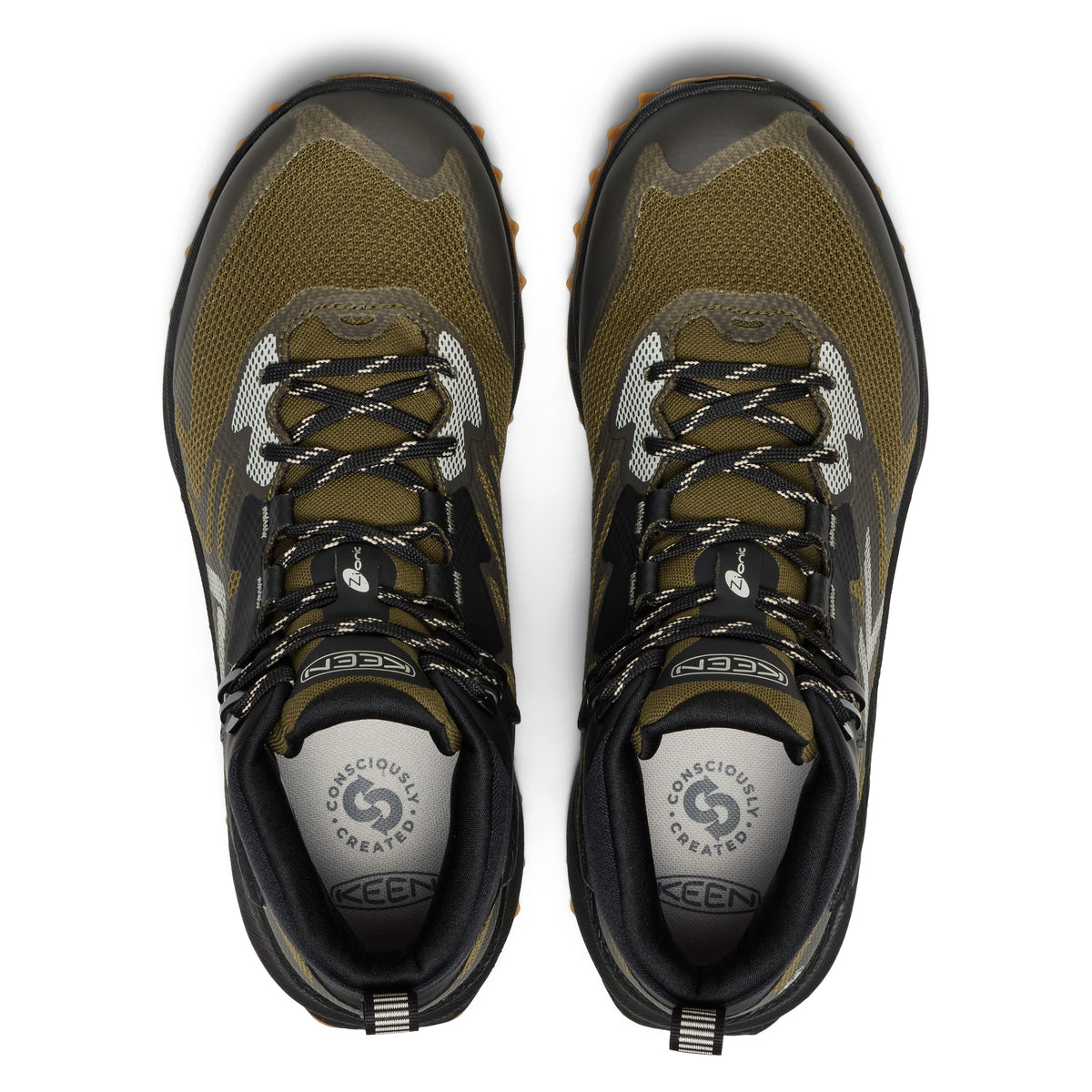 Men's Zionic NXT Mid Waterproof Hiking Boot Dark Olive Black