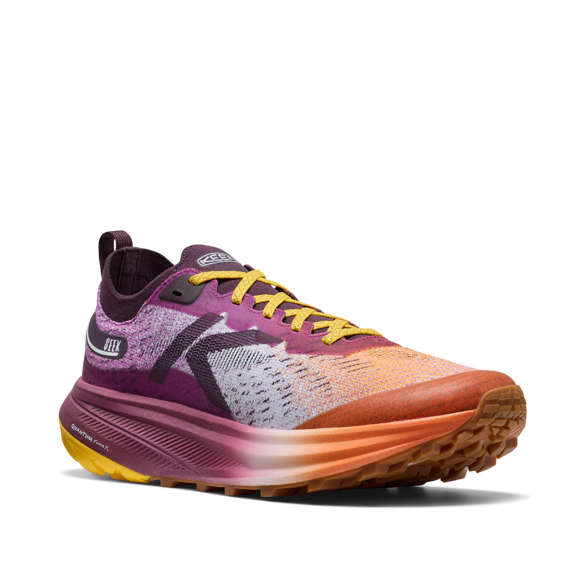 Men's Seek Trail Running Shoe Willowherb Orange Peel