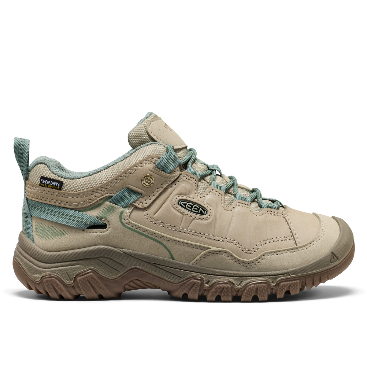 Women's Targhee IV Waterproof Hiking Shoe Abbey Stone Lily Pad