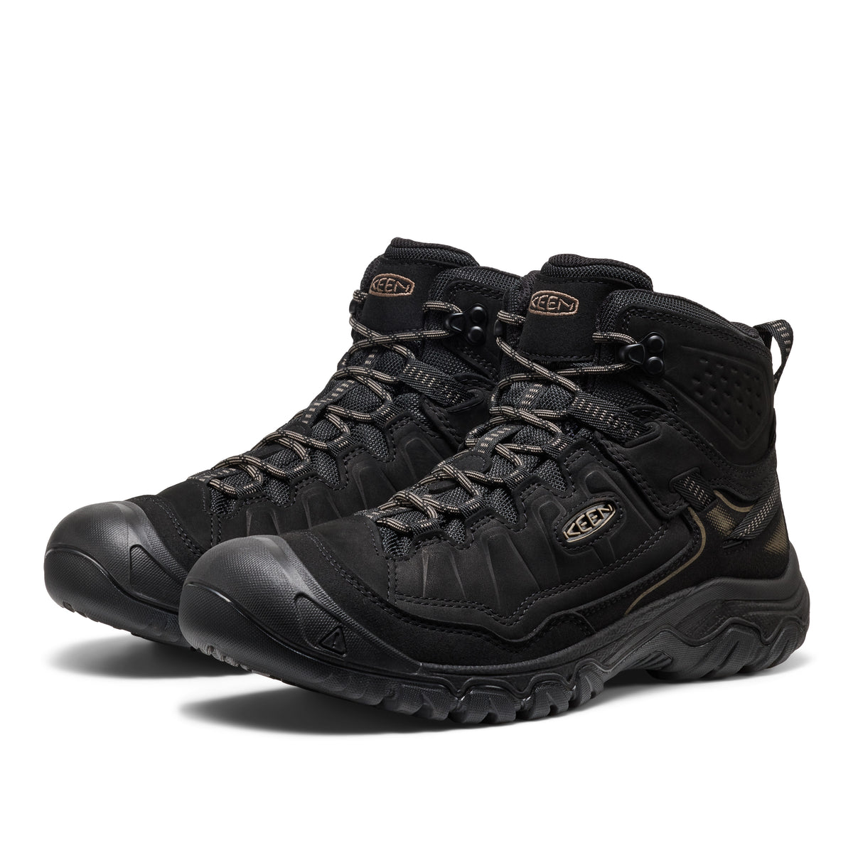 Mens Targhee IV Waterproof Hiking Boot Waterproof Wide Triple Black