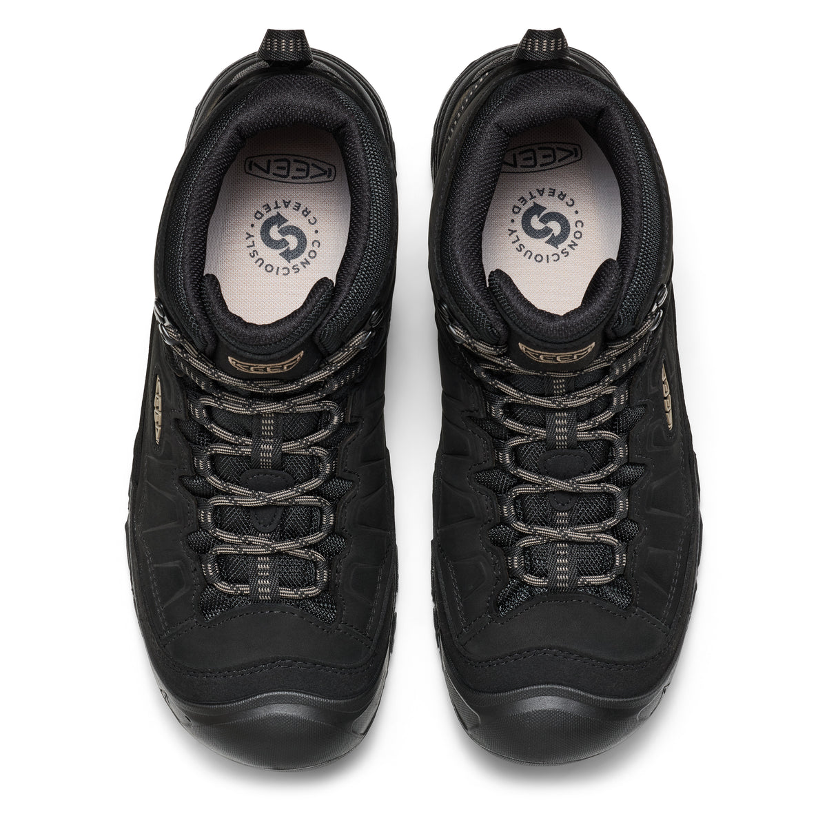 Mens Targhee IV Waterproof Hiking Boot Waterproof Wide Triple Black