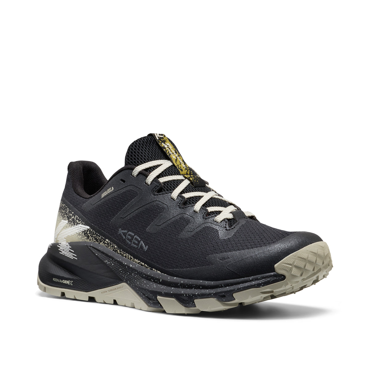 Men's Targhee Apex Waterproof Hiking Shoe Black Abbey Stone