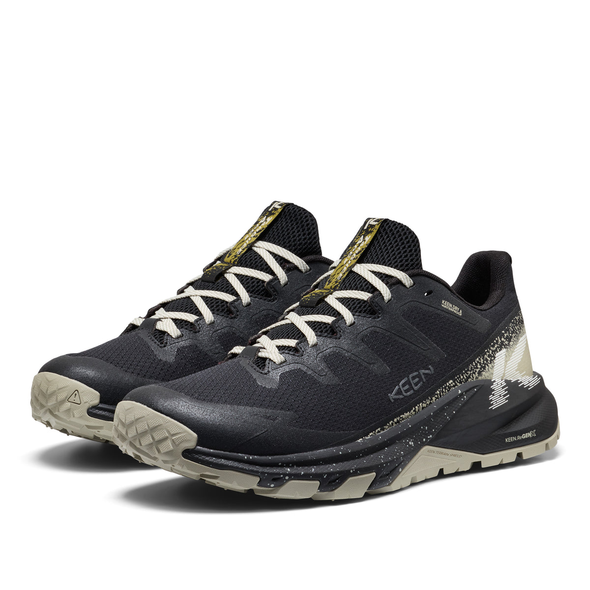 Men's Targhee Apex Waterproof Hiking Shoe Black Abbey Stone