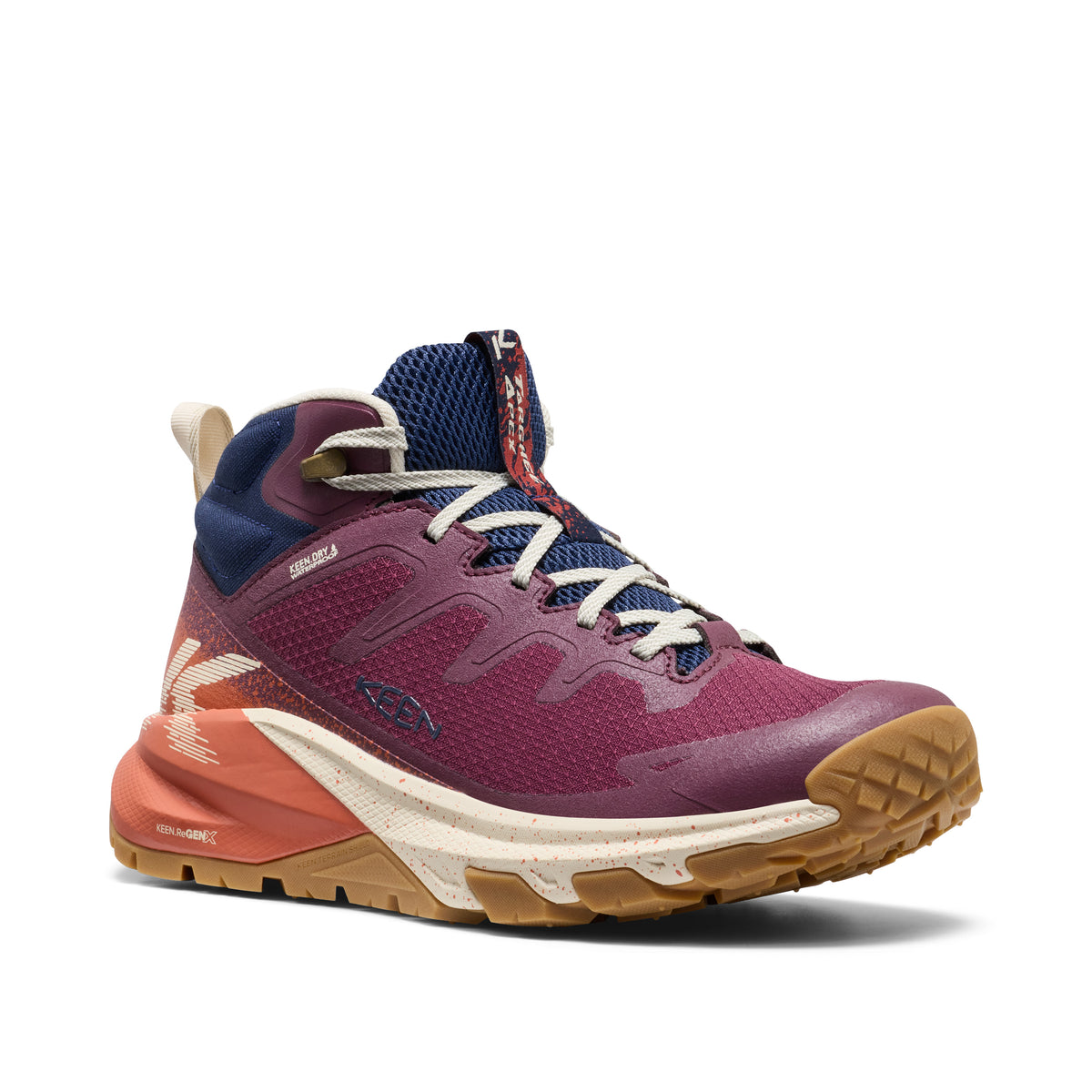 Women's Targhee Apex Waterproof Hiking Boot Fig Burnt Brick