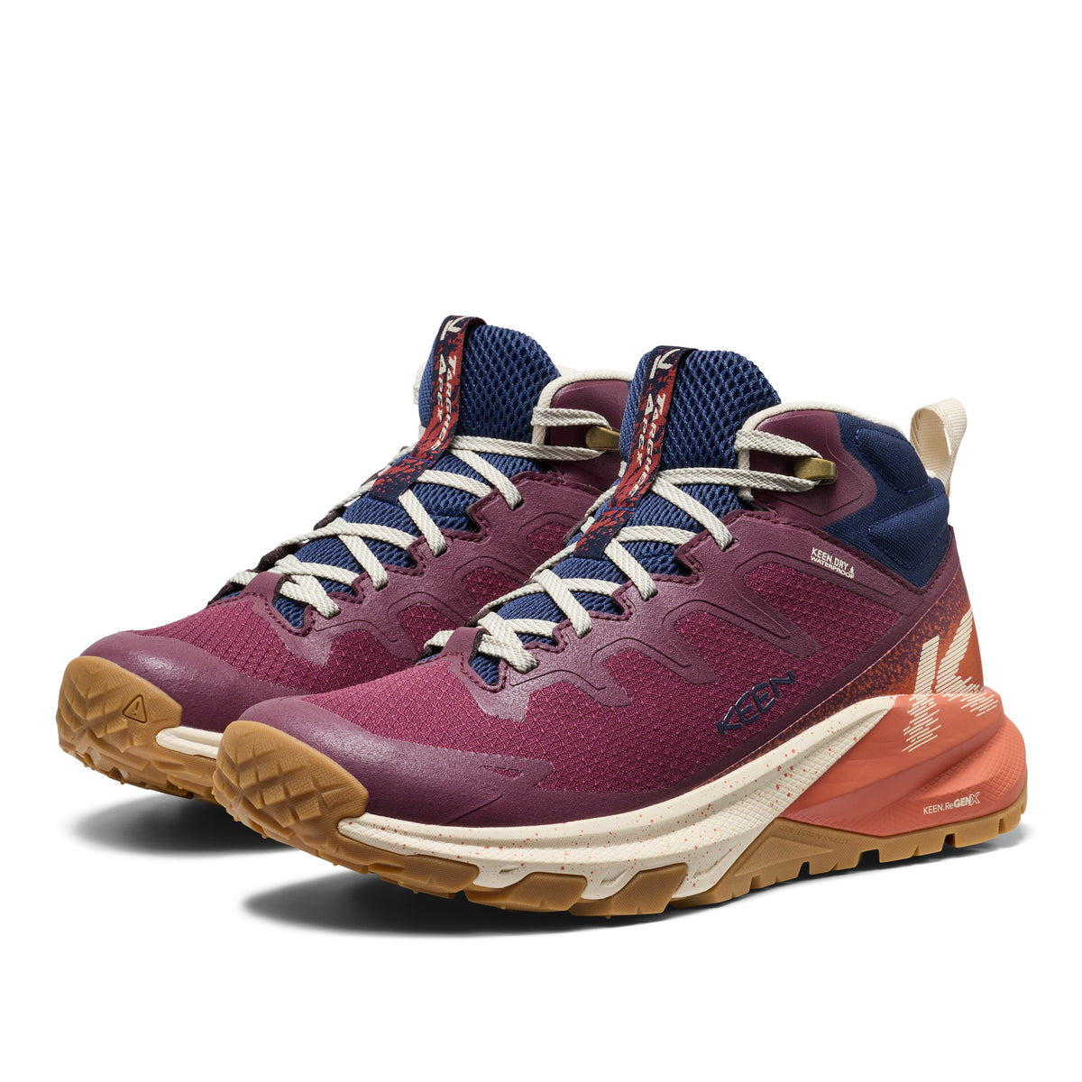 Women's Targhee Apex Waterproof Hiking Boot Fig Burnt Brick