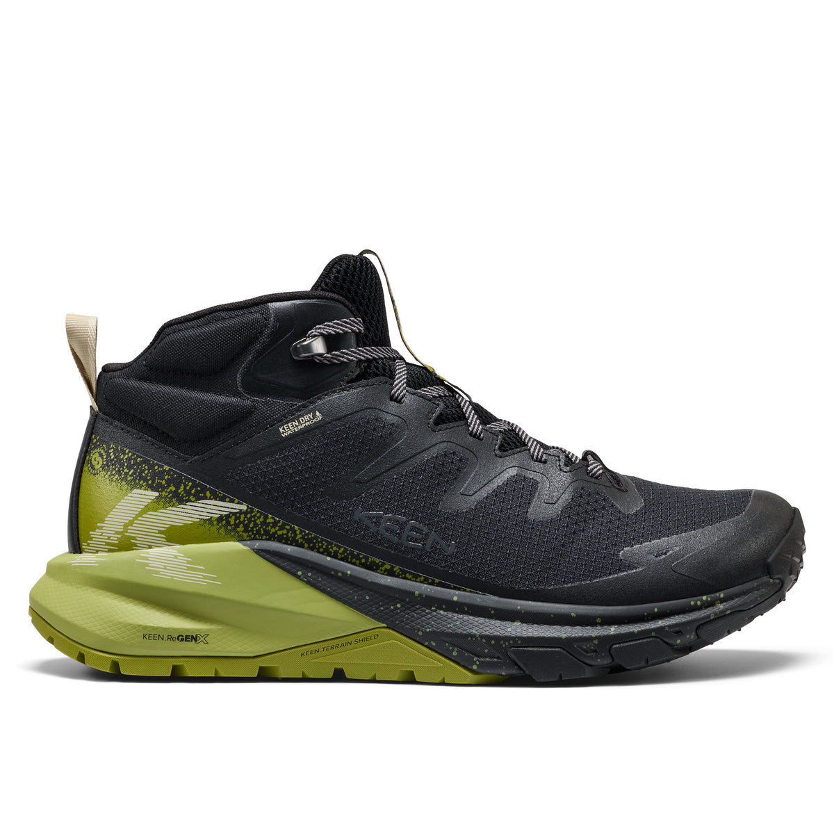 Men's Targhee Apex Waterproof Hiking Boot Black Golden Cypress