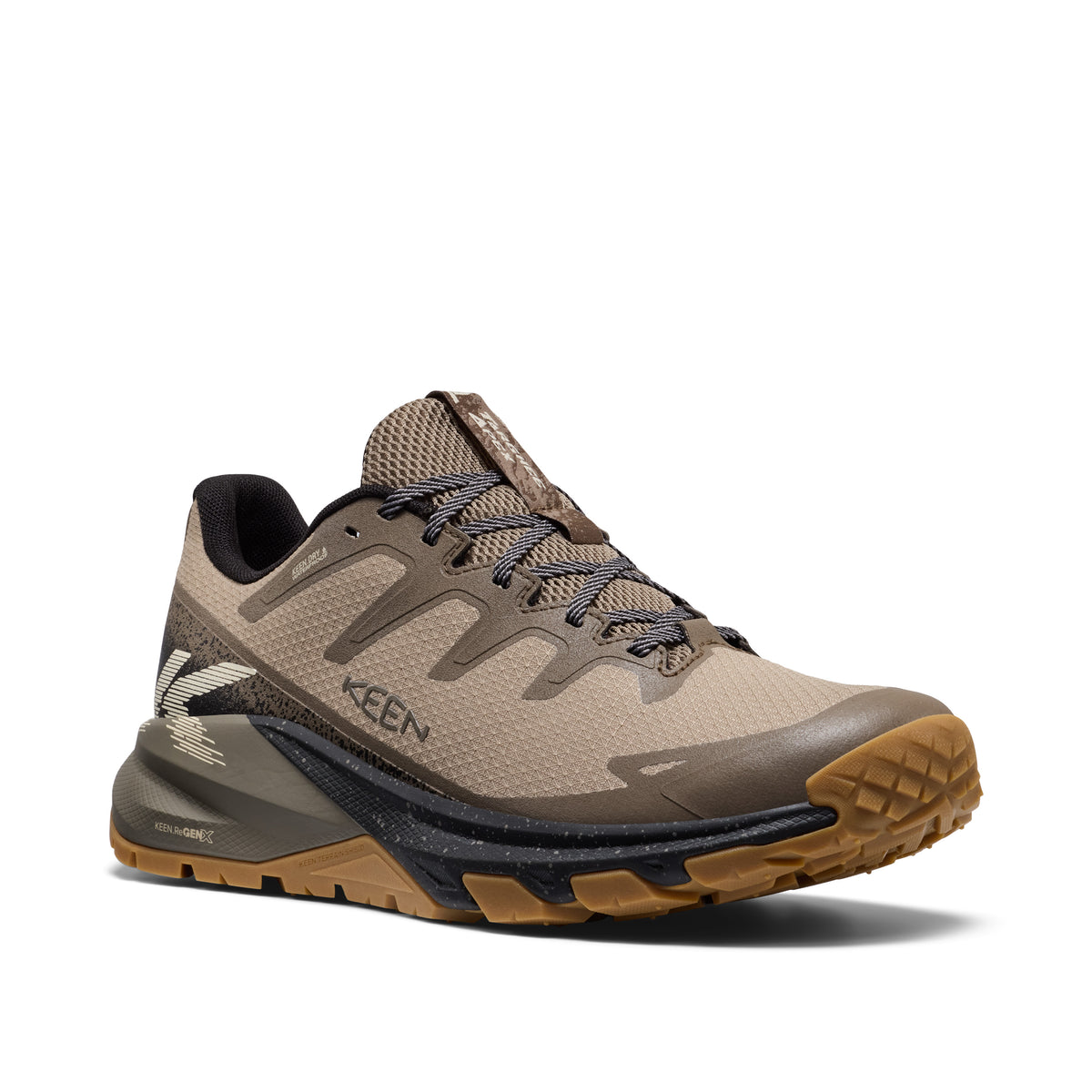 Men's Targhee Apex Waterproof Hiking Shoe Brindle Canteen