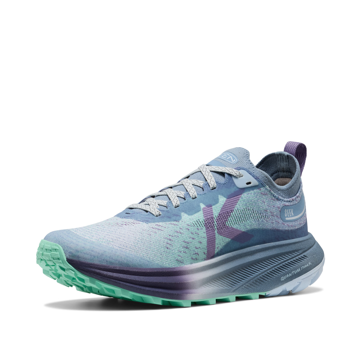 Women's Seek Trail Running Shoe Faded Denim Cabbage