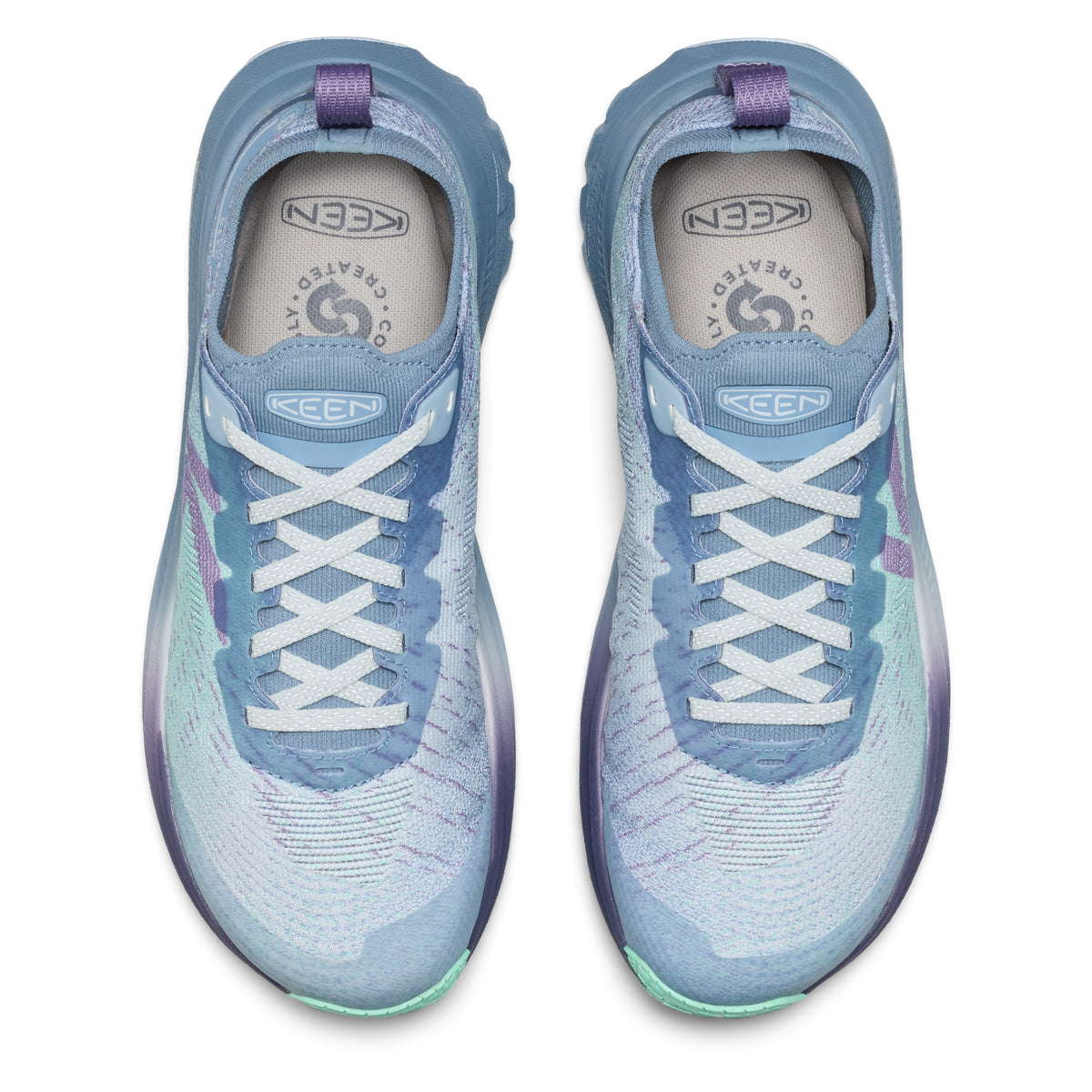 Women's Seek Trail Running Shoe Faded Denim Cabbage