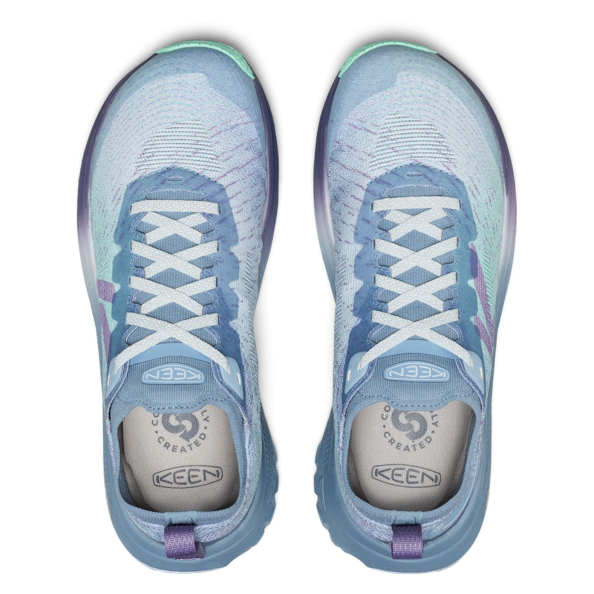 Women's Seek Trail Running Shoe Faded Denim Cabbage