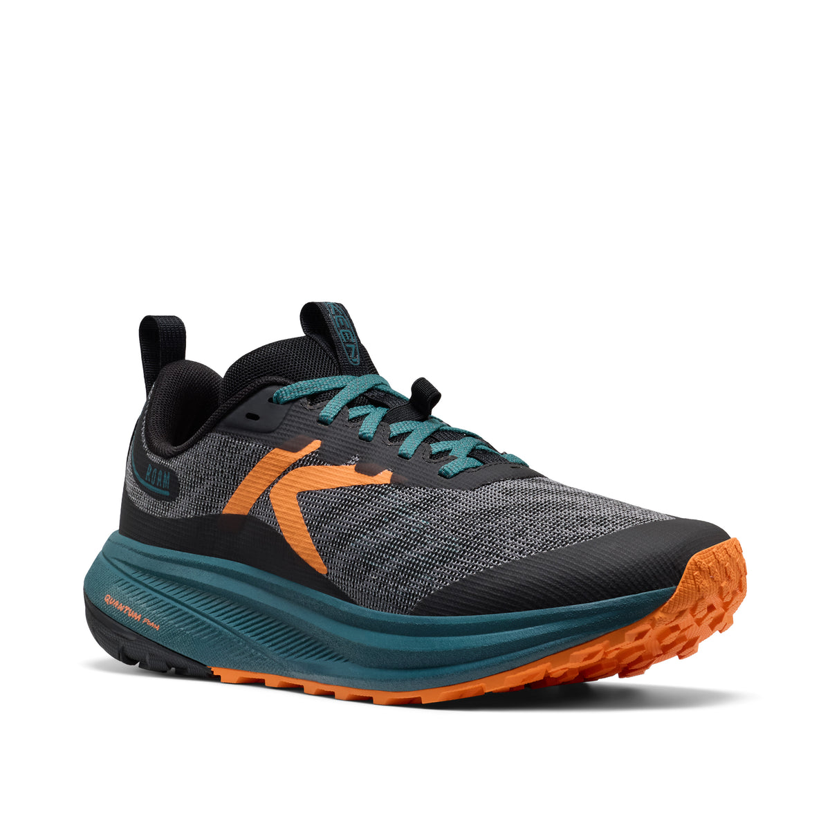 Men's Roam Trail Running Shoe Black Orange Peel