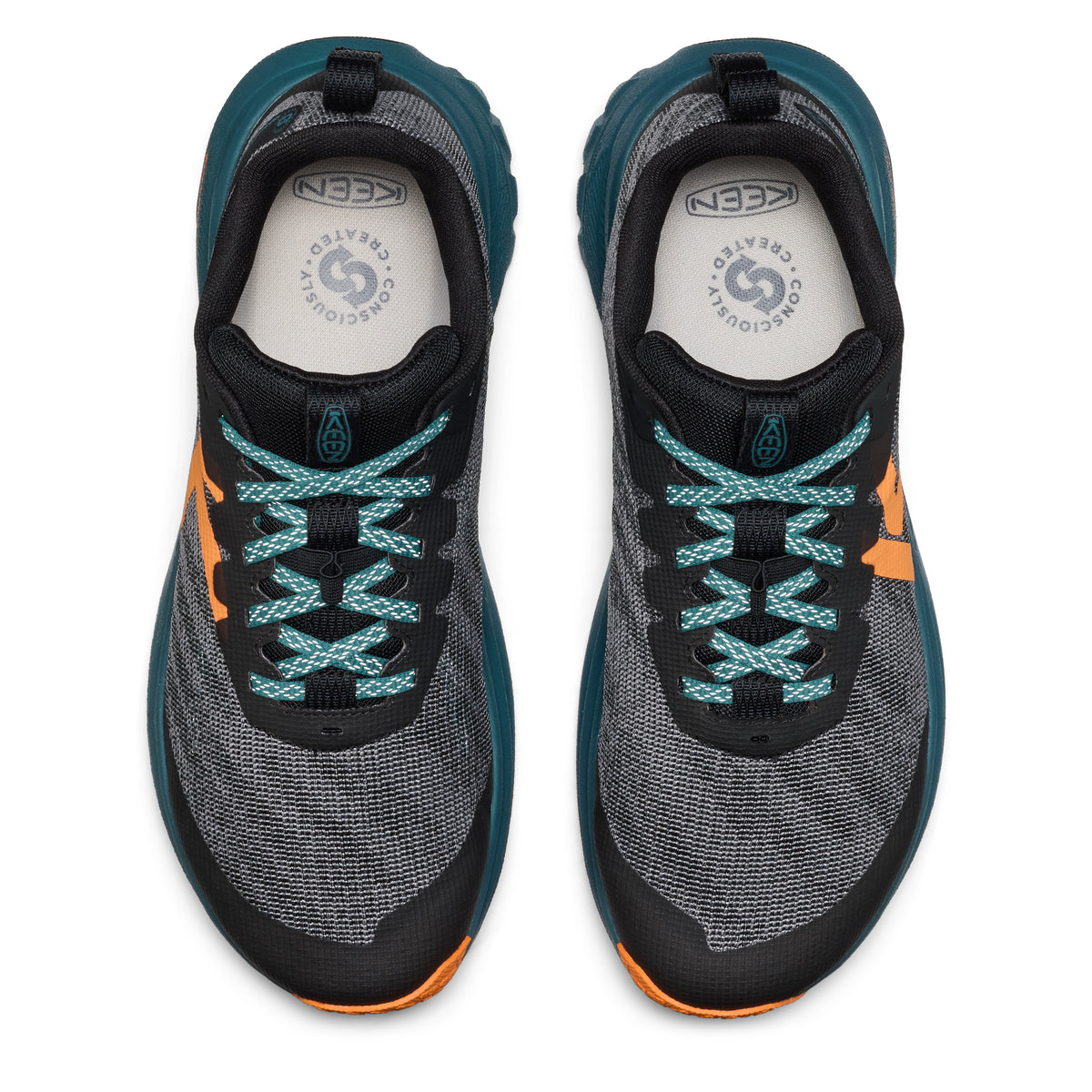 Men's Roam Trail Running Shoe Black Orange Peel