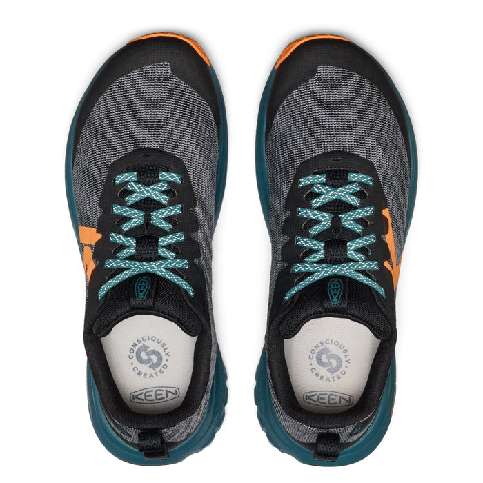 Men's Roam Trail Running Shoe Black Orange Peel