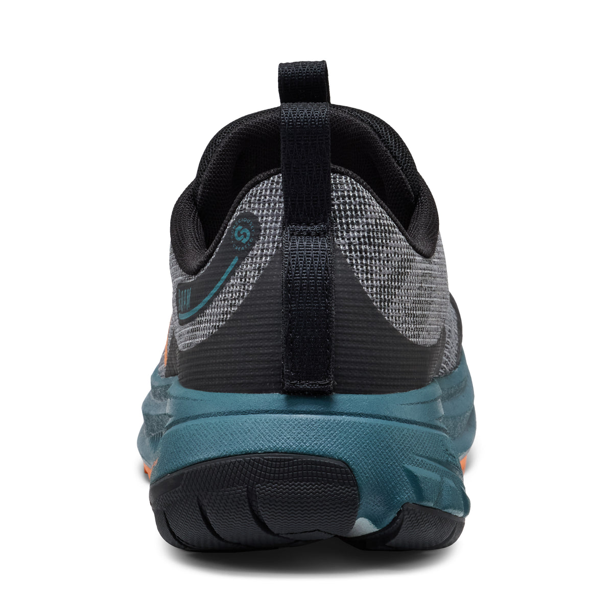 Men's Roam Trail Running Shoe Black Orange Peel